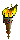 flaming torch