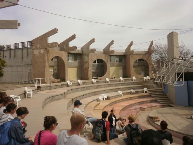 Outdoor ampitheater area