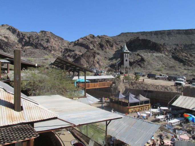 looking out over the Desert Bar