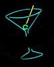 neon cocktail sign